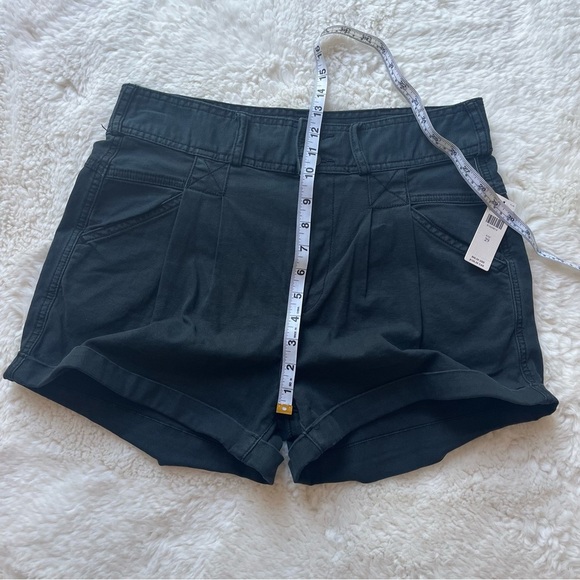 Pilcro Black Pleated Shorts 29 - Picture 3 of 8